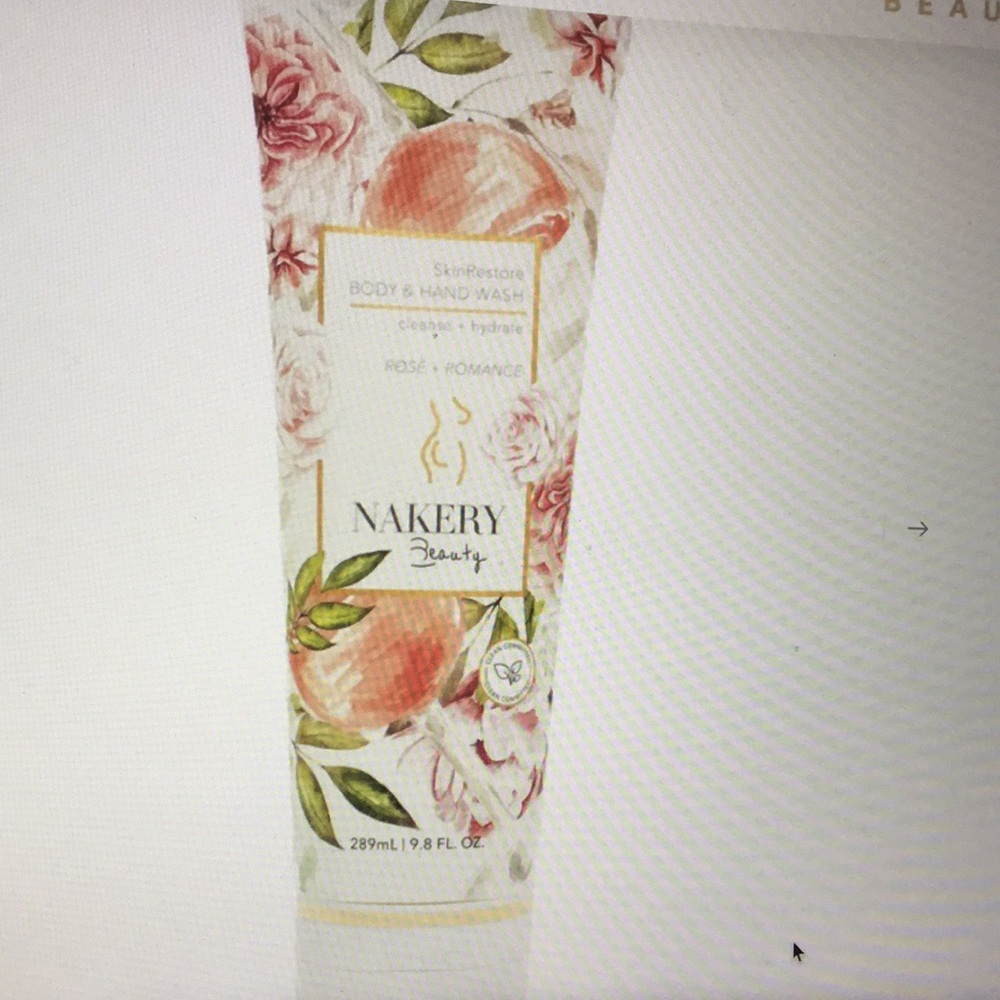 Nakery SkinRestore Body+Hand Wash/Rose+Romance